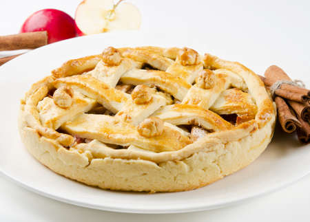 Apple pieの写真素材