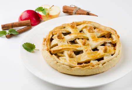 Apple pieの写真素材