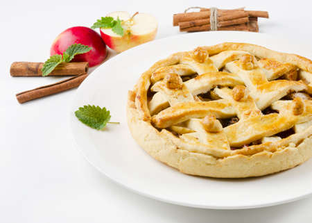 Apple pieの写真素材