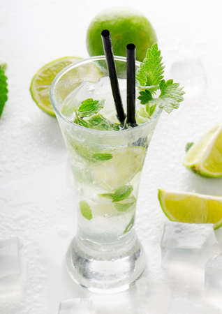 Mojito and limesの写真素材