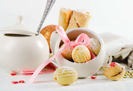 Cookies and chistmas ballの写真素材