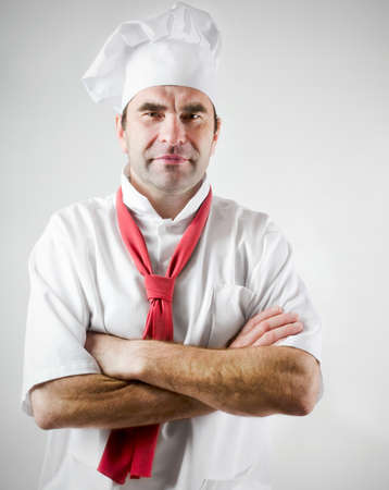 Smiling chefの写真素材