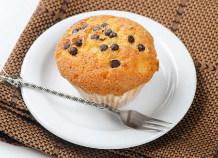 delicious chocolate sweet  muffinの写真素材