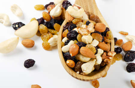 Dried fruits and nutsの写真素材