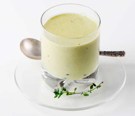 Creamy vegetables soupの写真素材
