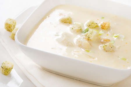 Creamy Fish Soupの写真素材