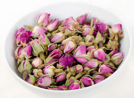 Tea of dried roses   Selective focusの写真素材