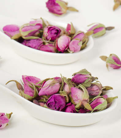 Tea of dried roses   Selective focusの写真素材