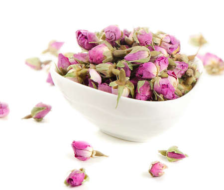Tea of dried roses . Selective focusの写真素材