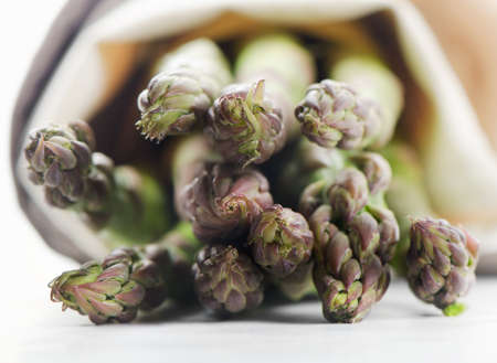 Asparagus. Selective focusの写真素材