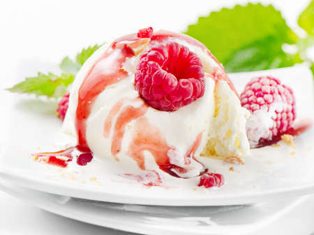 Ice cream. Selective focusの写真素材
