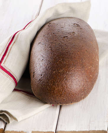 Bread on a cutting boardの写真素材