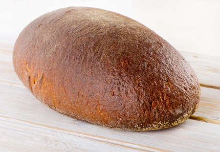 Bread on a cutting boardの写真素材