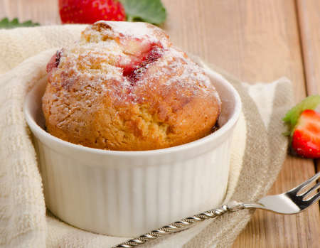 Delicious homemade berry cake with fresh berries . Selective focusの写真素材