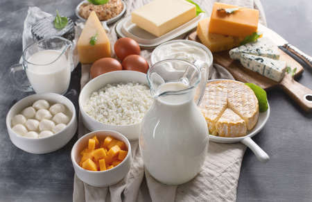 Dairy products.の写真素材