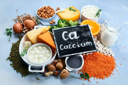 Calcium Rich Foods for Healthy diet eating and For Immune Boostig.の写真素材