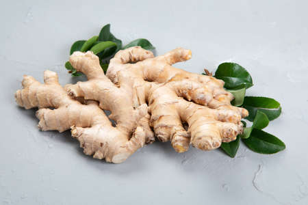 Fresh ginger rootの写真素材