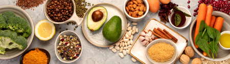 Best sources for liver health. Health fruits and vegetables high in antioxidants and fiber. Top...