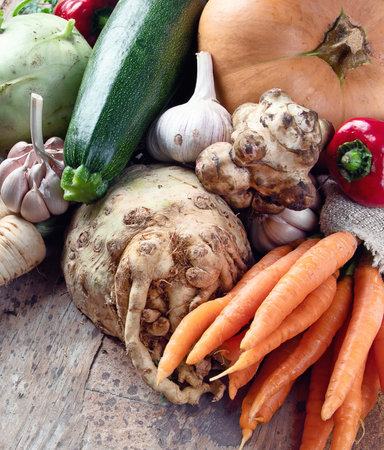Organic vegetables. Bio healthy food conceptの写真素材