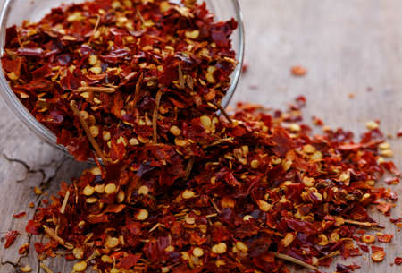 Crushed red peppersの写真素材