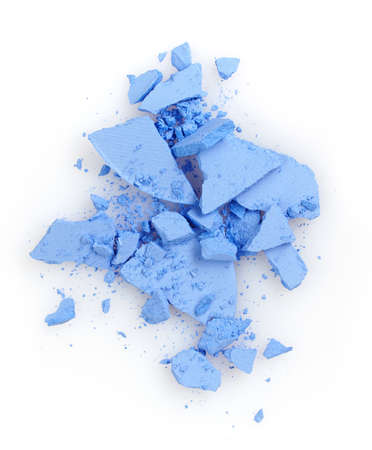 Blue crushed eye shadowsの写真素材