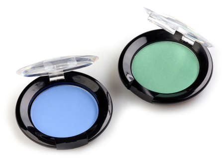 Eye shadows on white backgroundの写真素材