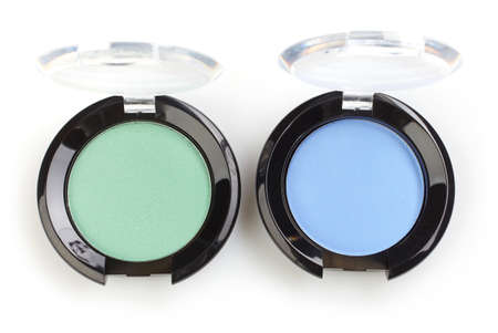 Green and blue eye shadowsの写真素材