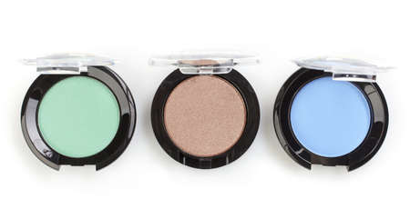 Eye shadows on white backgroundの写真素材