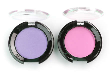 Eye shadows on white backgroundの写真素材