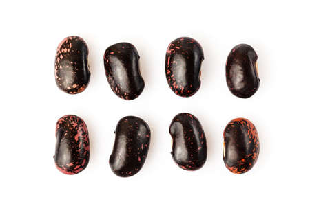 Kidney beans isolated on white background. Close up.