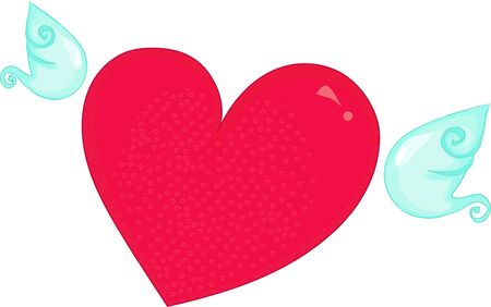 This heart is same as love that is delicate but beautiful so it is the important thing for everyone.のイラスト素材