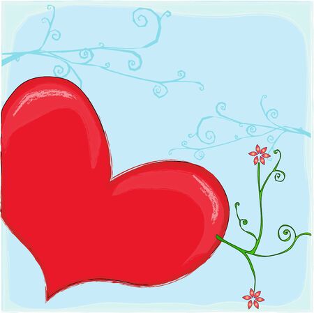 Are you notice your heart can blooming when you love のイラスト素材