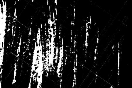 Distressed overlay texture of rusted peeled metal.Grunge Black And White Urban Texture. Dark Messy Dust Overlay Distress Background.の写真素材