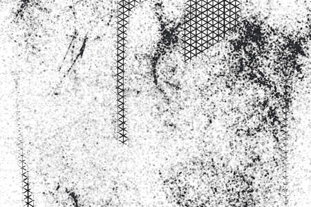 Distressed overlay texture of rusted peeled metal.Grunge Black And White Urban Texture. Dark Messy Dust Overlay Distress Background.Grunge Texture Vectorのイラスト素材