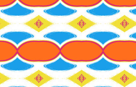 Abstract seamless modern pattern. Flat background with simple geometric shapes. Minimalistic design...