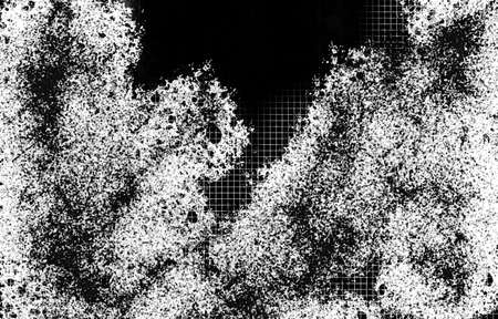 Grunge white and black wall background.Abstract black and white gritty grunge background.black and...