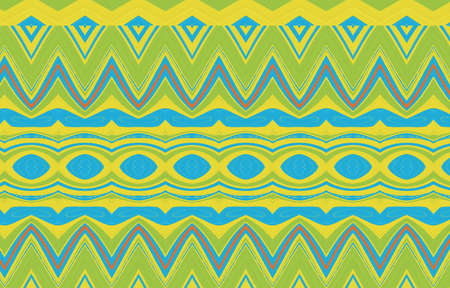 Colorful pattern for textile, tiles and backgrounds. Texture with wavy, curves lines. Bright dynamic...