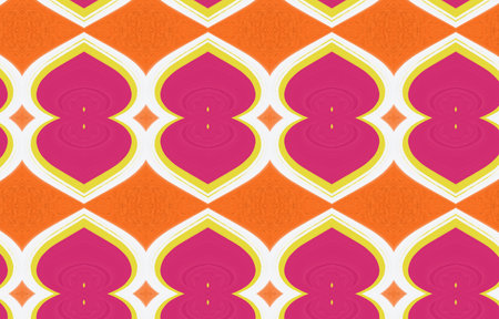 Colorful ornament for textile, design and backgrounds. Abstract striped color textured geometric...