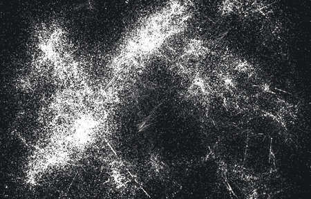 Dark Messy Dust Overlay Distress Background. Easy To Create Abstract Dotted, Scratched, Vintage Effect With Noise And Grainの写真素材