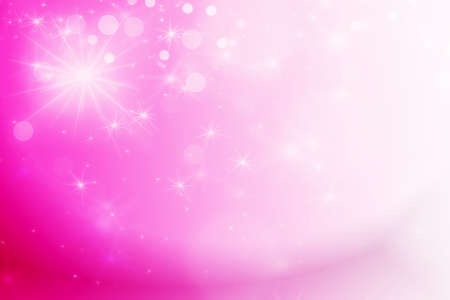 Beautiful abstract background with bokeh lights and starsの写真素材