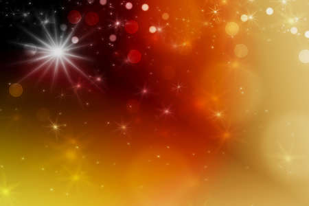 Beautiful abstract background with bokeh lights and starsの写真素材