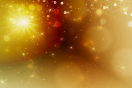 Beautiful abstract background with bokeh lights and starsの写真素材