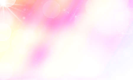 fair abstract background with bokeh lights and starsの写真素材