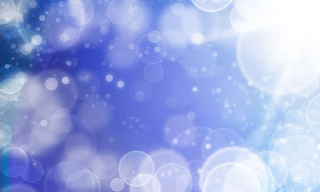 light abstract sweet color background with cycle bokeh lights and starsの写真素材