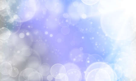 light abstract sweet color background with cycle bokeh lights and starsの写真素材