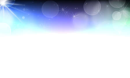 empty space on abstract background with bokeh lights and starsの写真素材