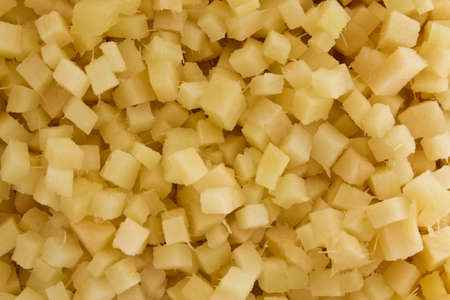 Place the sliced gingerの写真素材