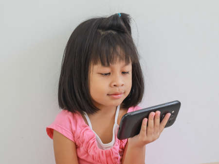 Kids playing phone