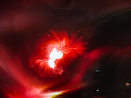 Abstract background, various pigments and dyes create a rich texture, blurred color background,