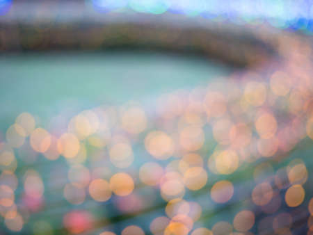 Beautiful street bokehの写真素材